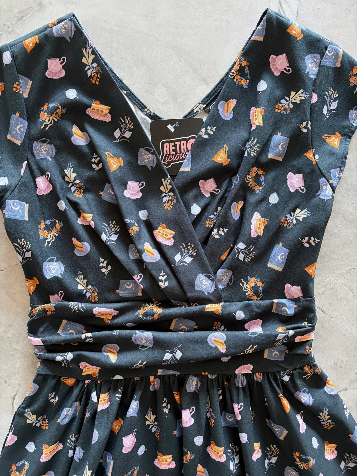 Tea Party Greta Dress, view 3987 — Soul Flow Apparel