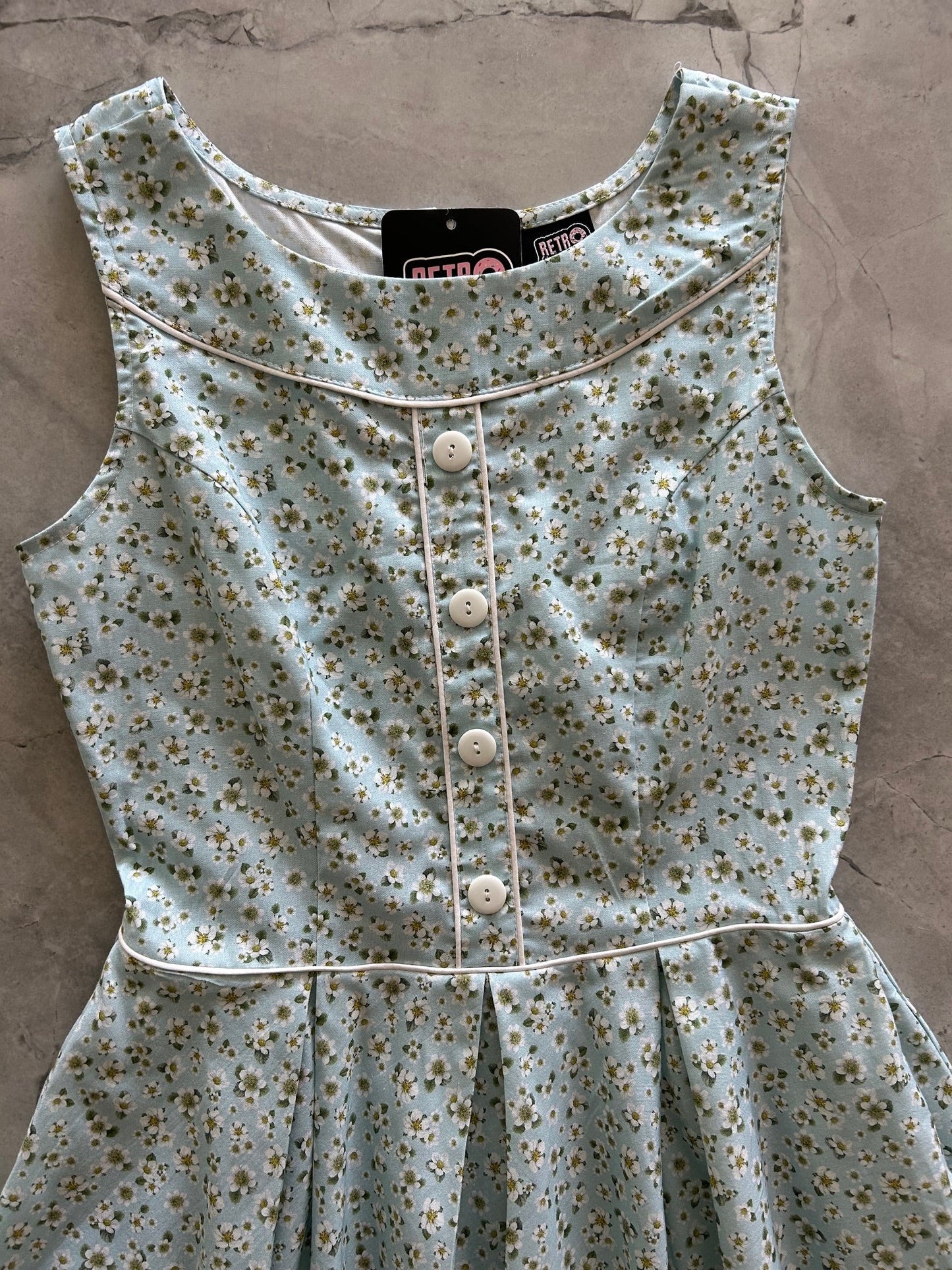 Elizabeth Dress in Petite Floral, view 5683 — Soul Flow Apparel