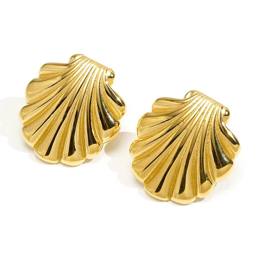 Emma Shell Earring, view 5726 — Soul Flow Apparel