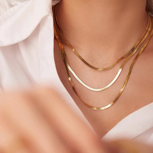 Penelope Multi Layered Chain, view 7558 — Soul Flow Apparel