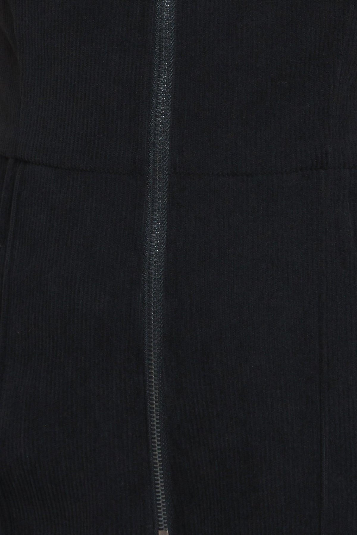 Street Icon Black Corduroy Jumpsuit, fabric swatch — Soul Flow Apparel