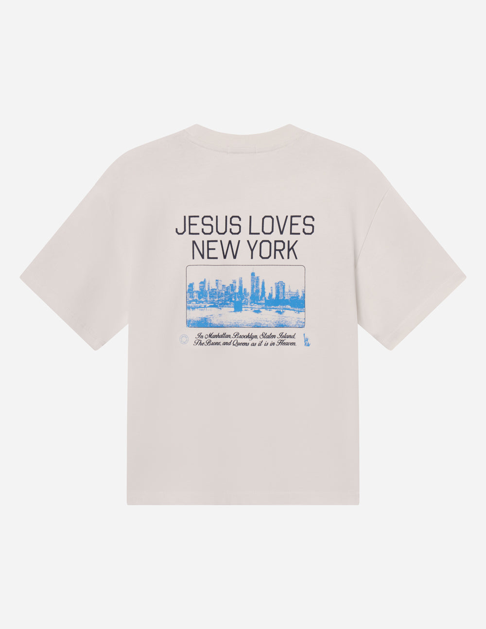 Jesus Loves New York Heavyweight Tee – Christian T-Shirt