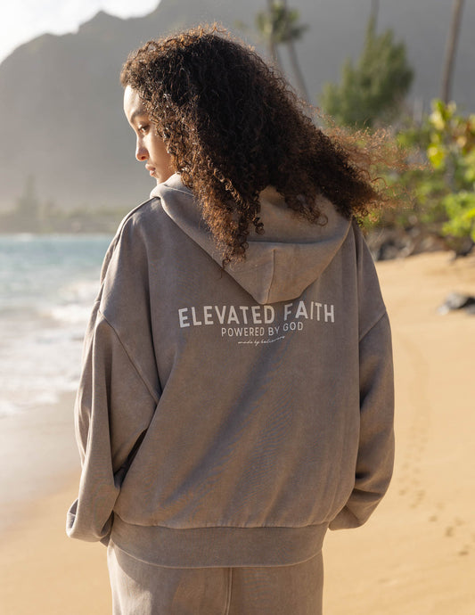 Kingdom Club Brown Full-Zip Hoodie – Christian Hoodie