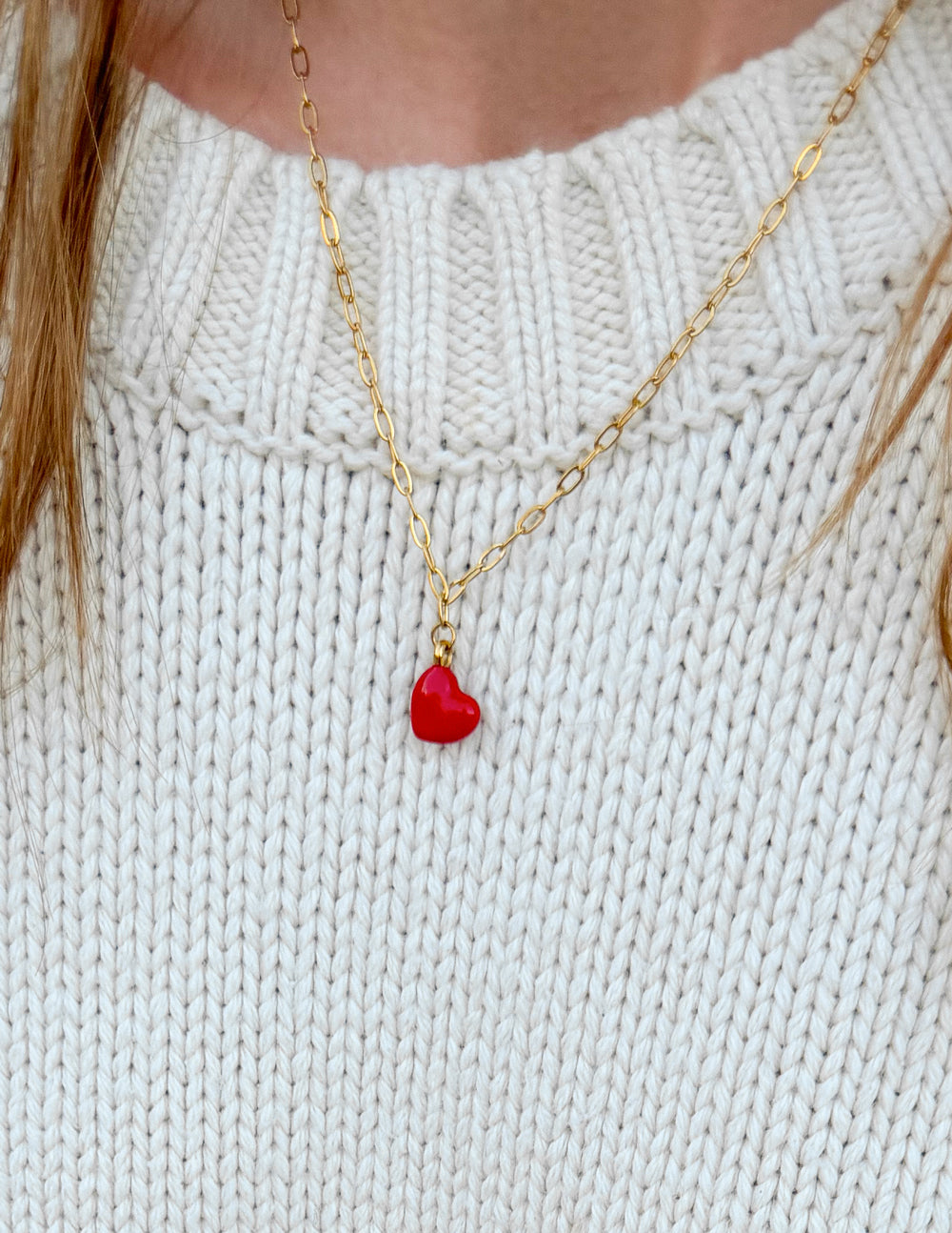 Love Paperclip Chain Necklace – Christian Necklace