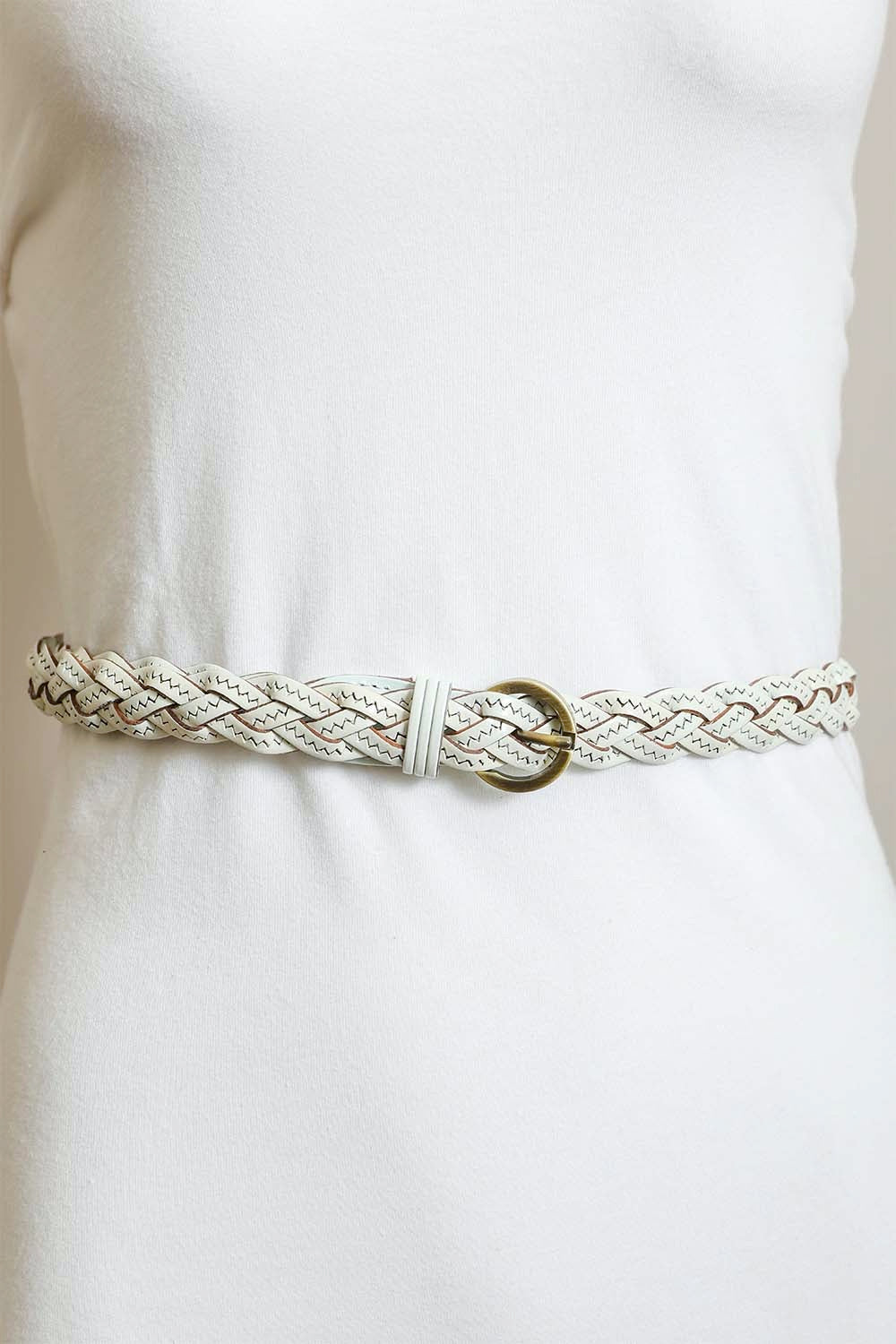 Classic Braided Leather Belt – Timeless Style for Every Outfit 🤎⛓️ Leto Collection