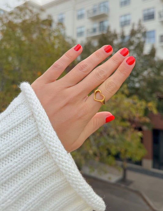 Open Heart Ring – Christian Ring