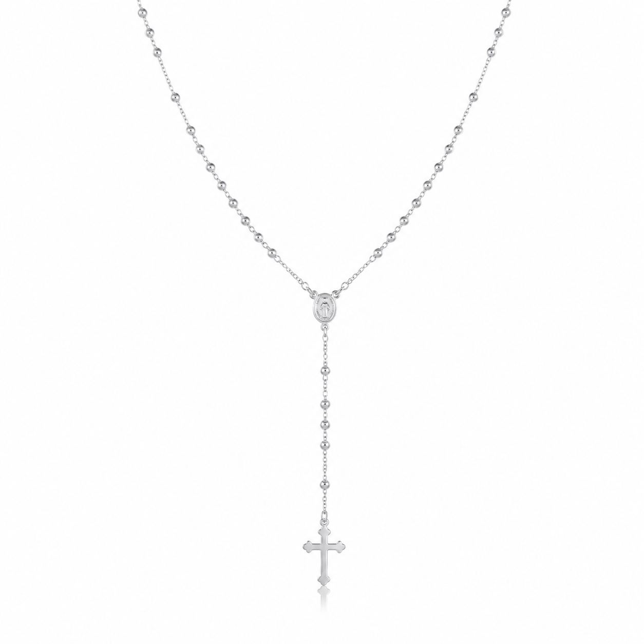 Rosary Necklace in ssilvvdr — Soul Flow Apparel
