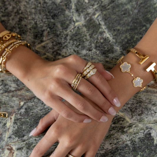 Finley Snake Ring in azaria, view 13520 — Soul Flow Apparel