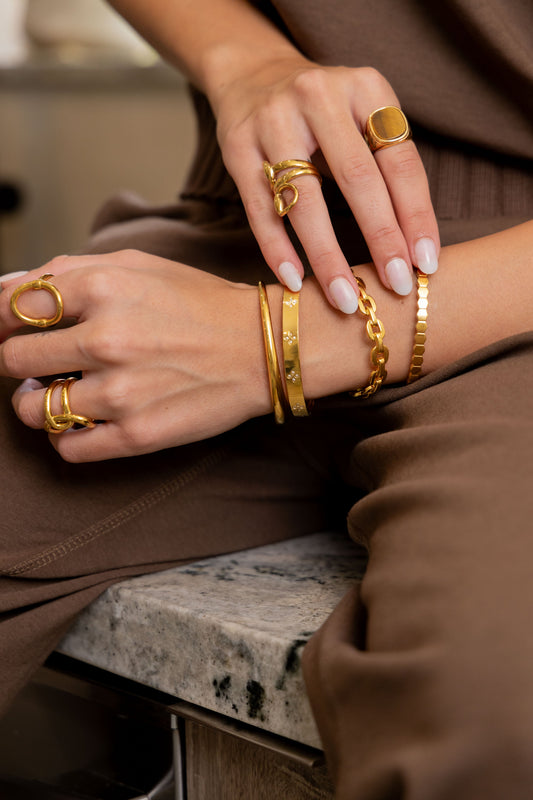 Flora Bracelet in azaria, view 13726 — Soul Flow Apparel