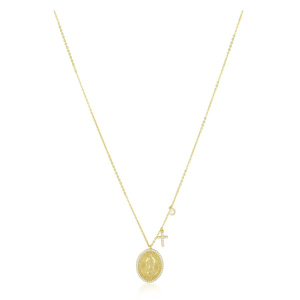 Virgin Mary Pendant Necklace — Soul Flow Apparel