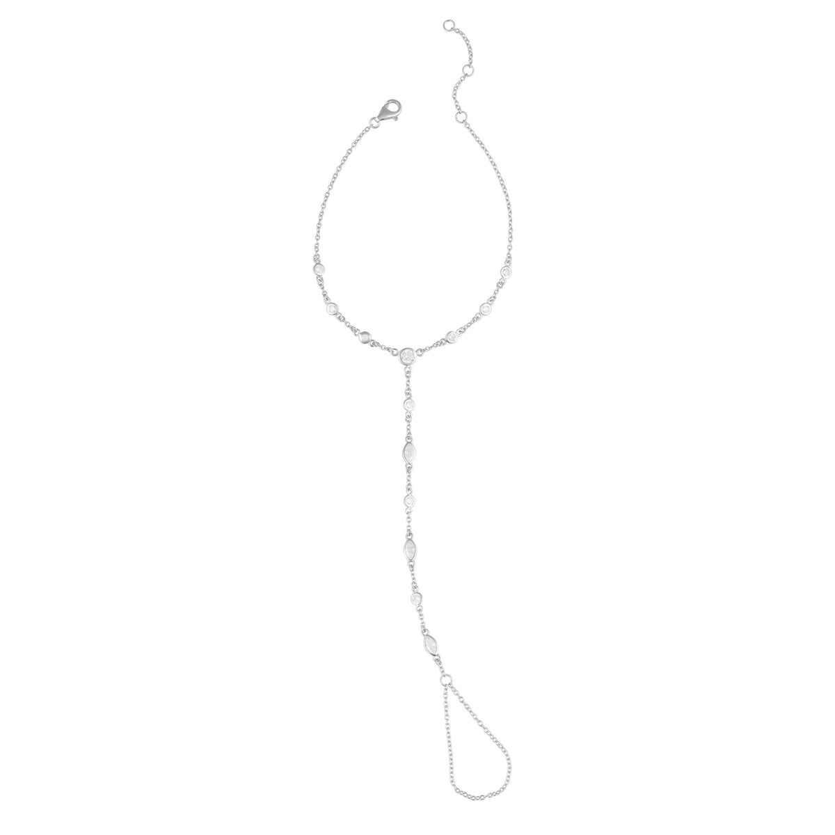 Seraphine Cz Hand Chain Bracelet — Soul Flow Apparel