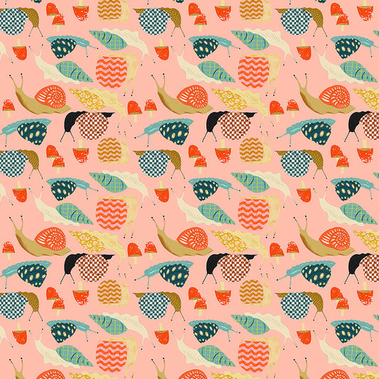 Snails Vintage Dress in peach — Soul Flow Apparel