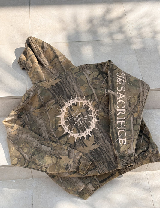 The Sacrifice Camo Unisex Hoodie – Christian Hoodie