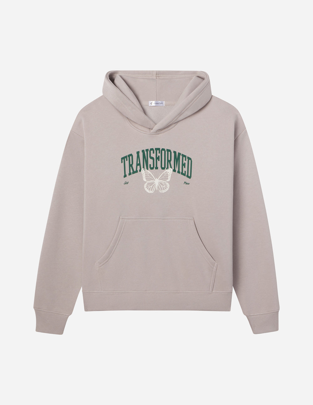 Transformed Grey Unisex Hoodie – Christian Hoodie