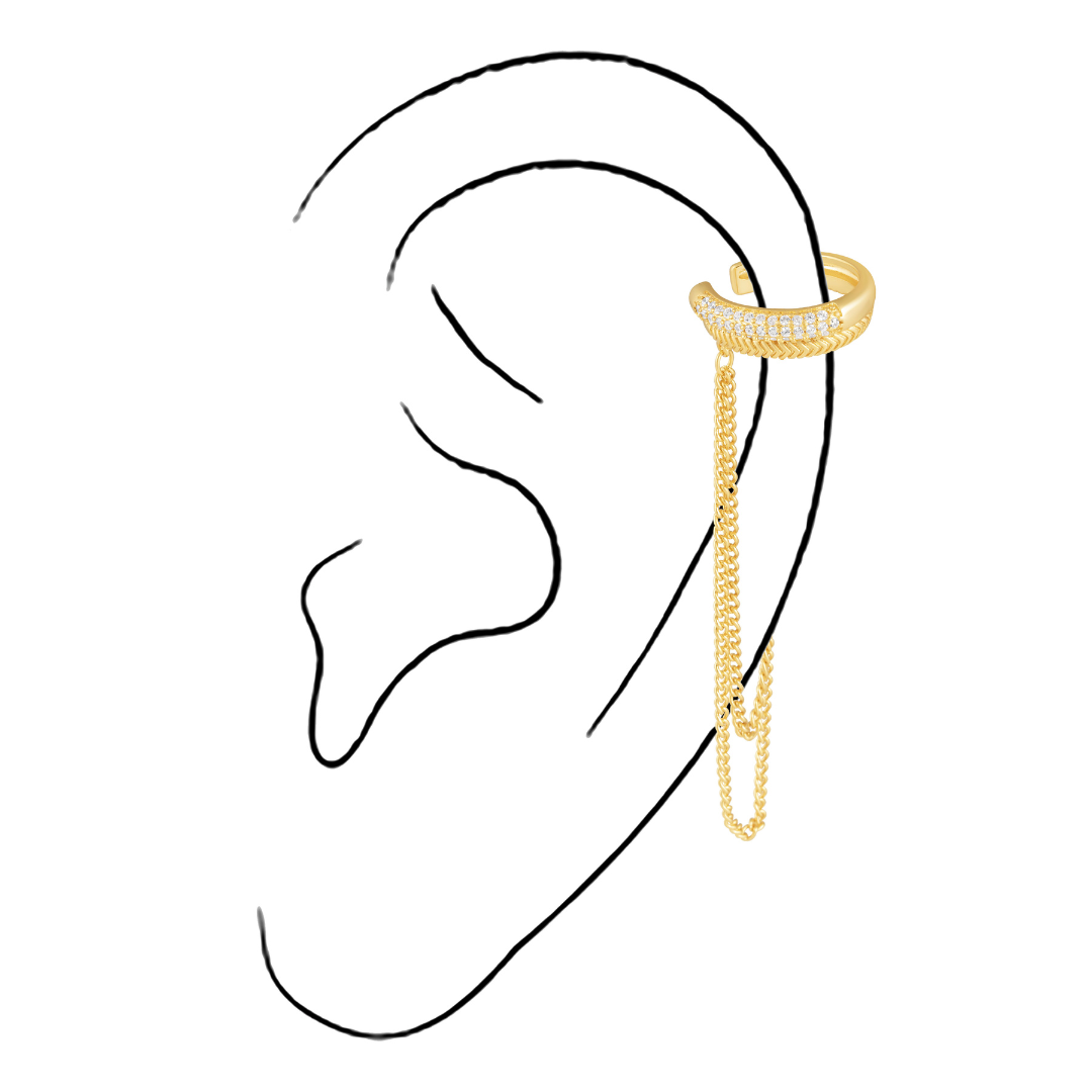 Billie Chain Ear Cuff — Soul Flow Apparel