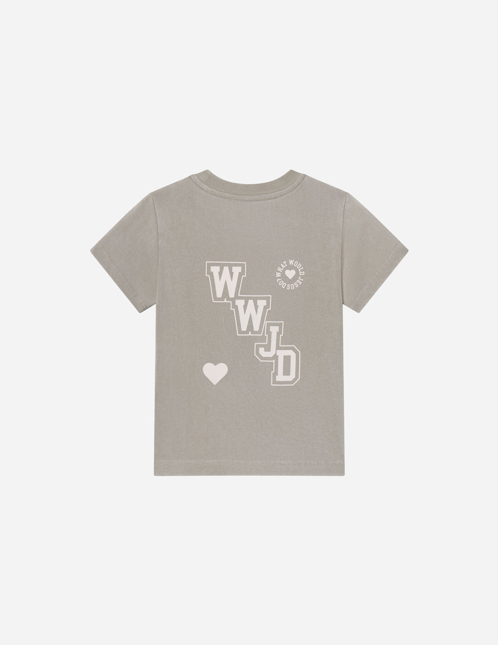 WWJD Varsity Kids Tee – Christian Kids T-Shirt