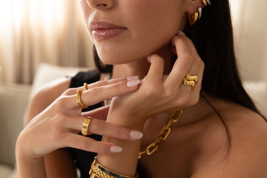 Wavy Band Ring in novastack — Soul Flow Apparel