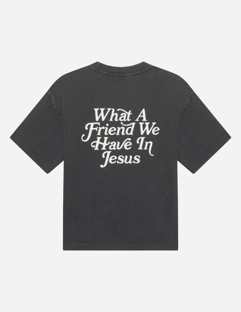 What a Friend in Jesus Heavyweight Tee – Christian T-Shirt