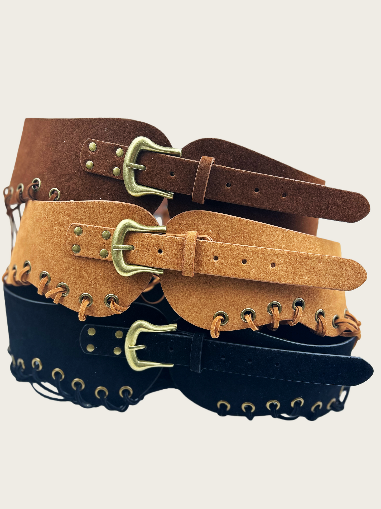 Boho Rodeo: Western Style Fringe Embellished Suede Corset Belt - leto-collection