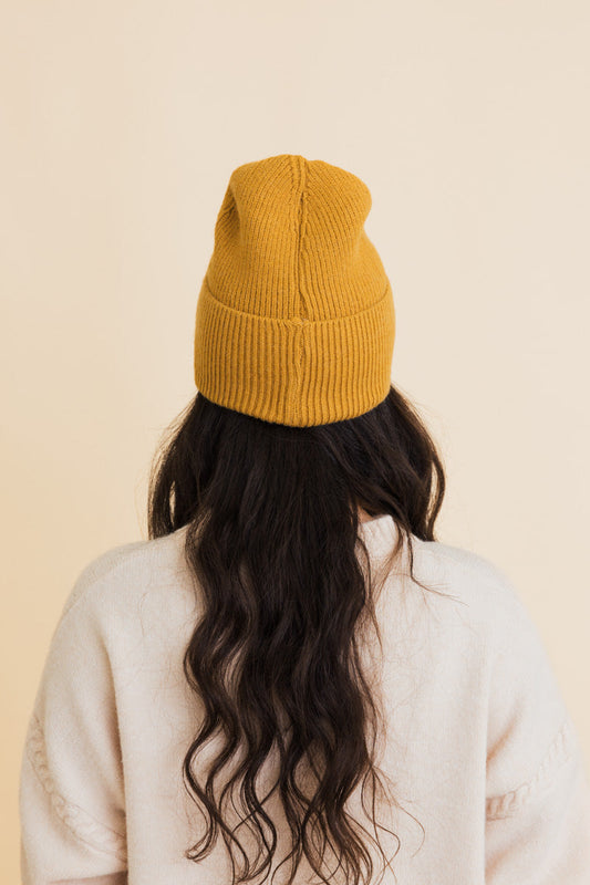 Square Sparkle Smiles Ribbed Beanie Leto Collection
