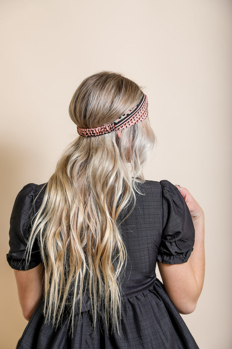 Mod Pattern Twist Headband - Bohemian, Chic, Versatile 🌀 Boho Clothing and Accessories