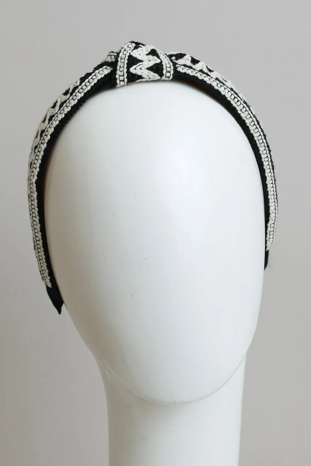 Embroidered Stitch Boho Knot Headband Leto Collection