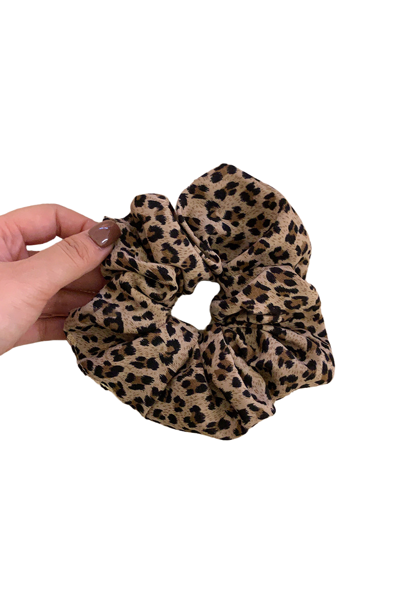 Leopard Print Scrunchies – Wild Animal Hair Rings 🐆✨ Leto Collection