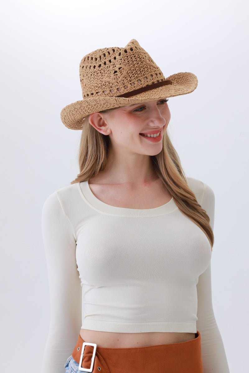Classic Polyester Cowboy Hat – Lightweight & Sun-Smart🌵☀️ Leto Collection