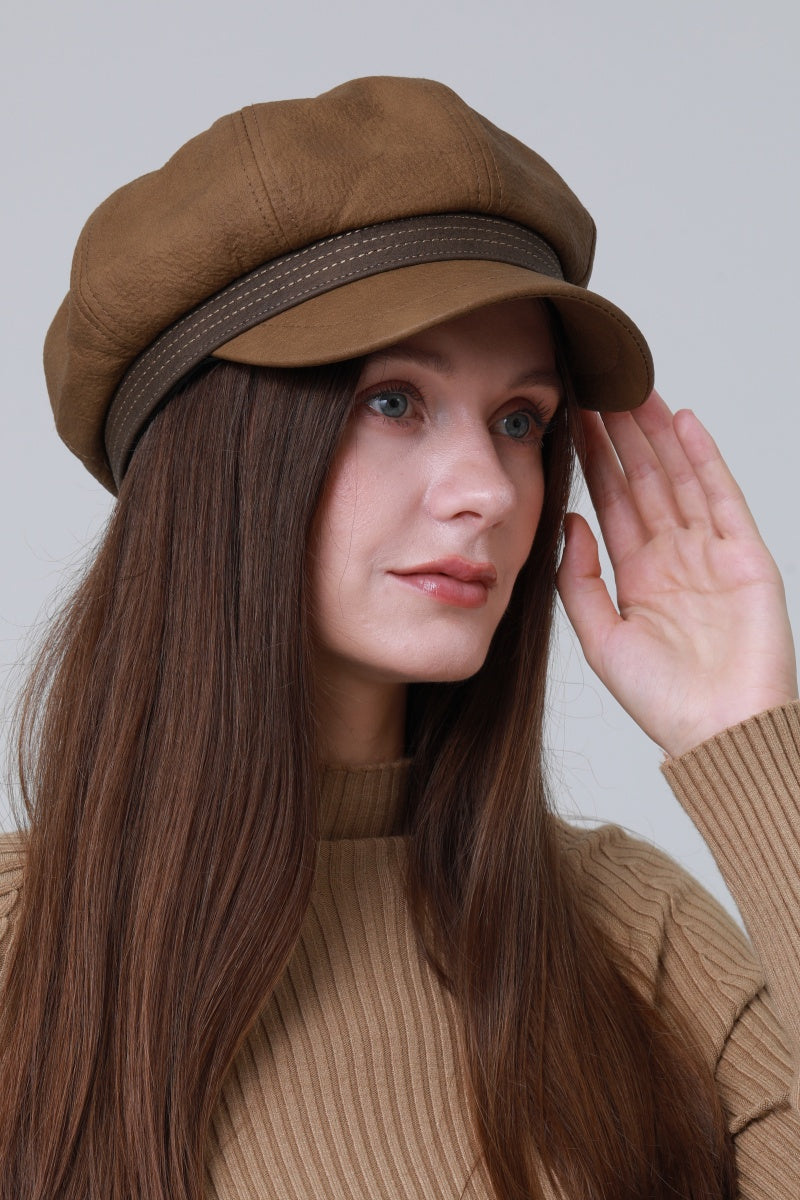 Vintage Military Officer Cap – Classic Lieutenant Style Leto Collection