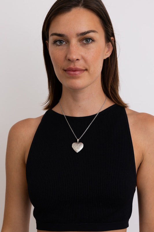 Love Me Heart Heart Locket Necklace💞 Boho Clothing and Accessories