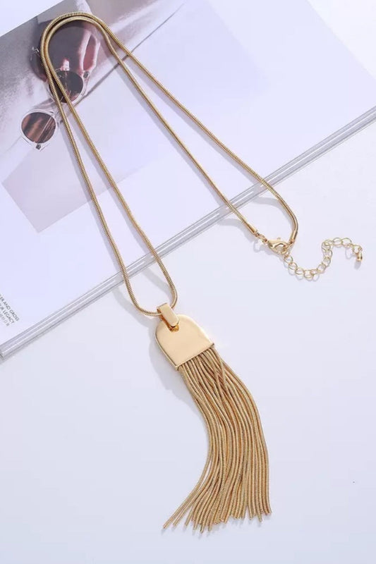 Long Tassel Pendant Necklace - Best Seller for Boutique 💎 Leto Collection
