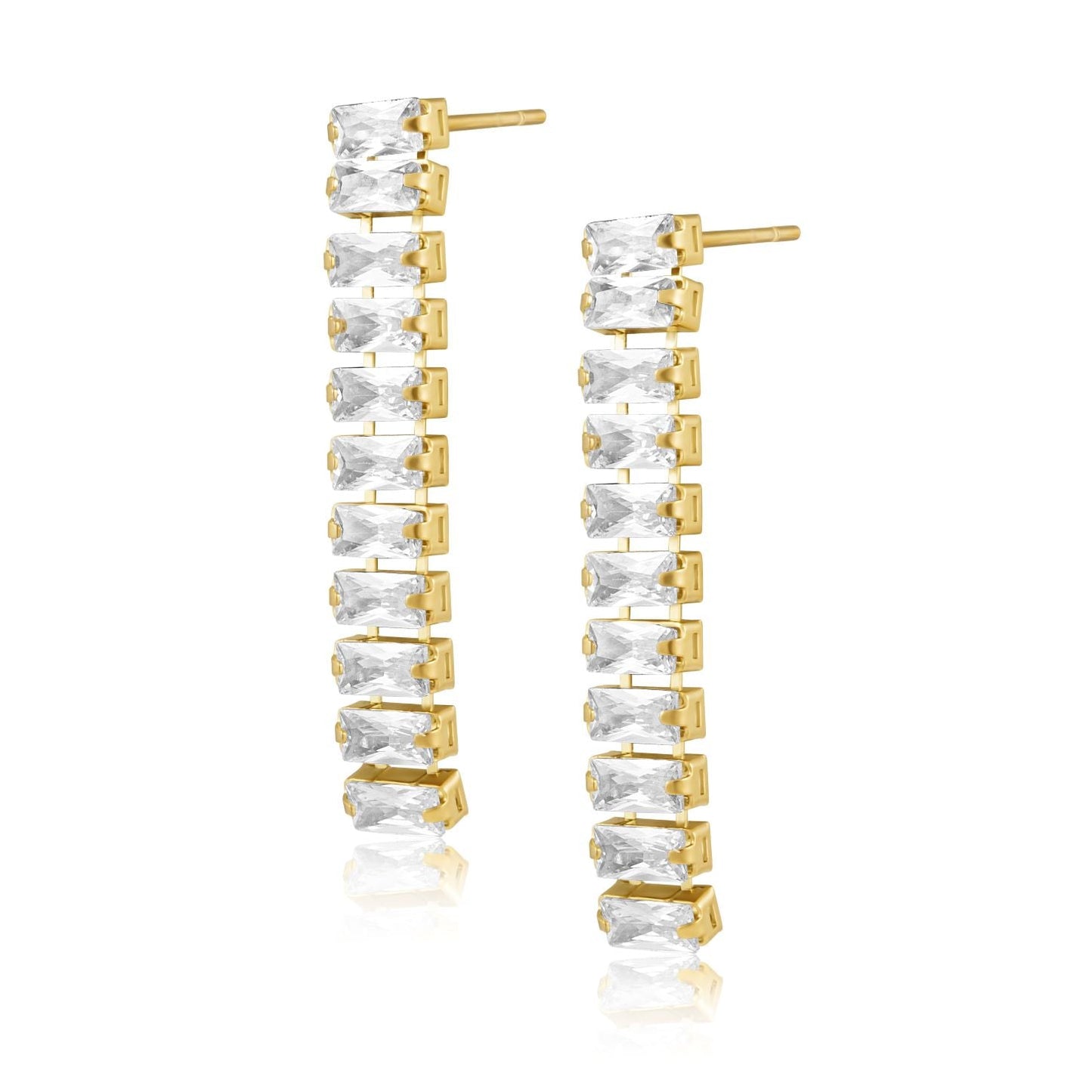 Alessia Cz Drop Earring — Soul Flow Apparel