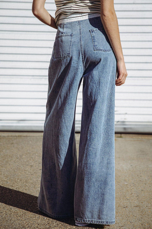 Forever Wondering Denim Pants in 20lig 20ind11 — Soul Flow Apparel