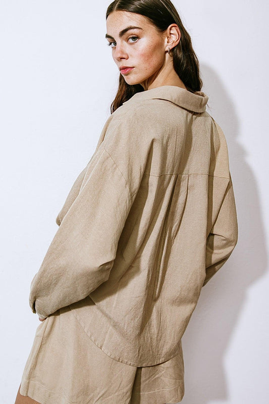 Better to Be Sweet Woven Top in 20tan11 — Soul Flow Apparel