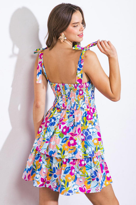 Without Fail Woven Mini Dress in 20blu 20fuc24 — Soul Flow Apparel