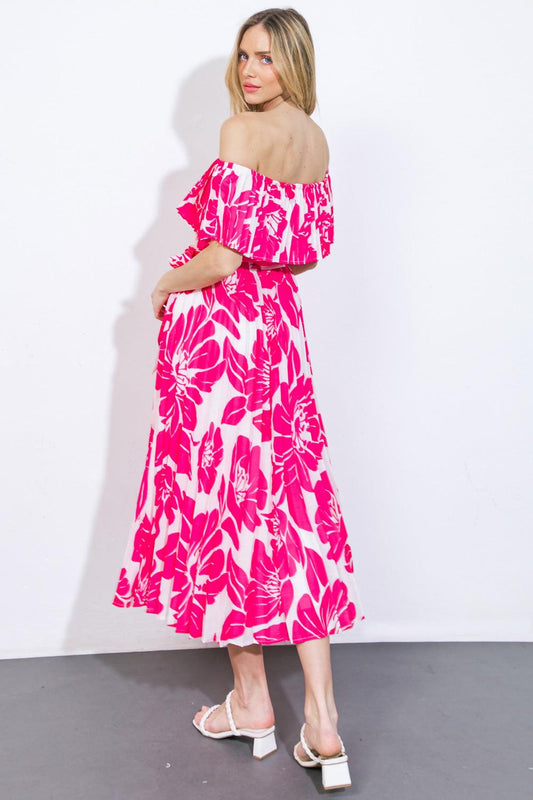 Love Script Woven Midi Dress in 20ivo 20fuc19 — Soul Flow Apparel