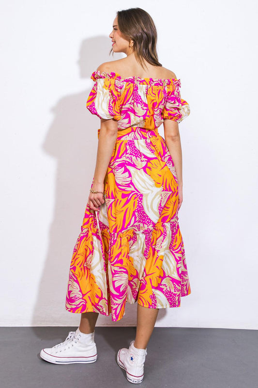 Scenic Outings Woven Mini Dress in 20fuc1 — Soul Flow Apparel