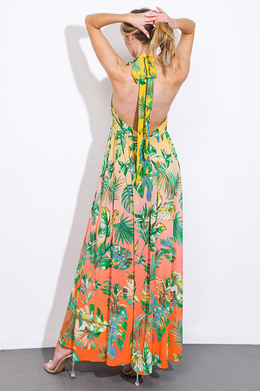 Adorable Days Woven Maxi Dress in 20yel 20cora26 — Soul Flow Apparel