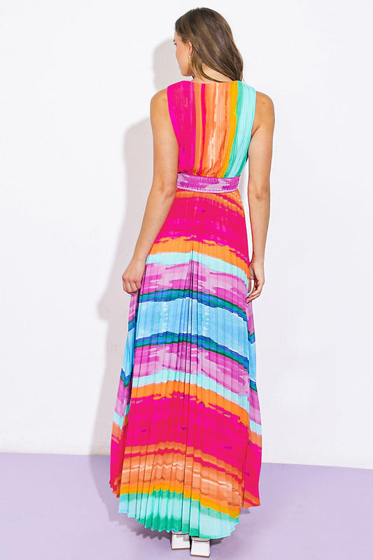 Shore Vacays Woven Maxi Dresss in 20fuc 20blu12 — Soul Flow Apparel