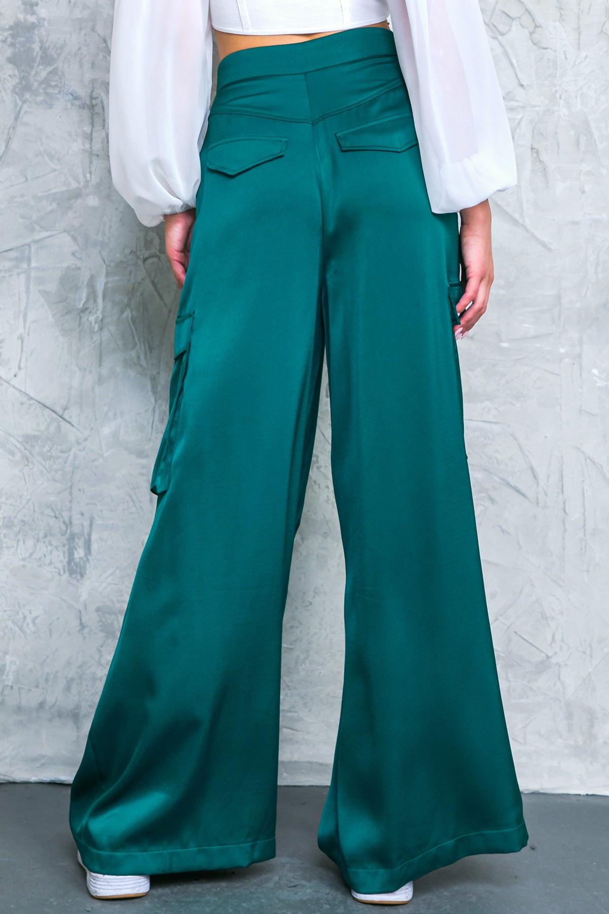 Graceful Movements Wide Leg Pants with Pockets for Everyday Wear in 20tea16 — Soul Flow Apparel