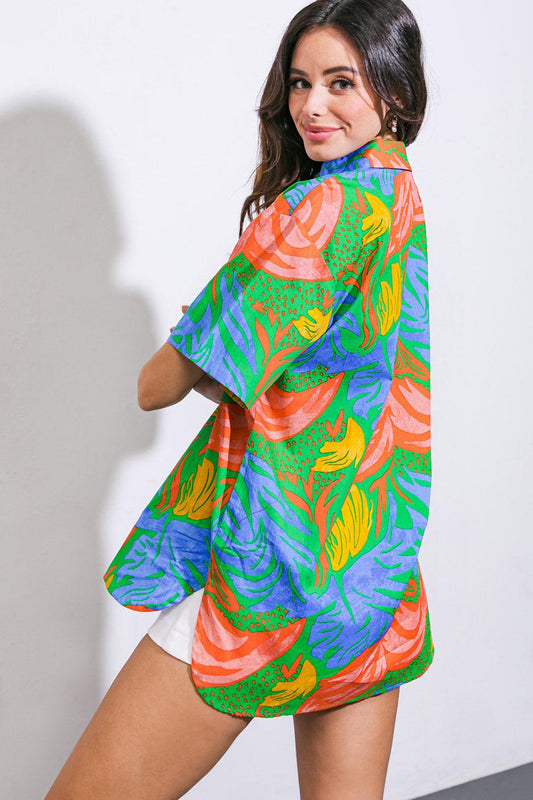 One Step At a Time Woven Top in 20gre15 — Soul Flow Apparel