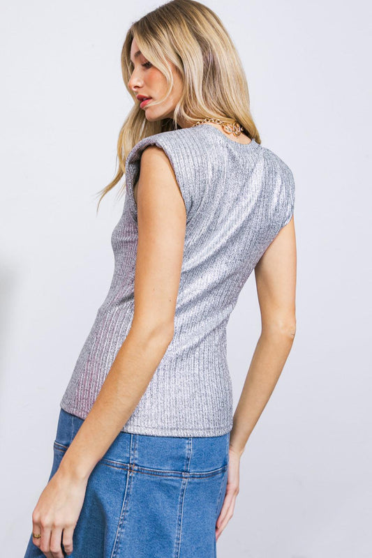 Style File Ribbed Knit Top in 20sil22 — Soul Flow Apparel