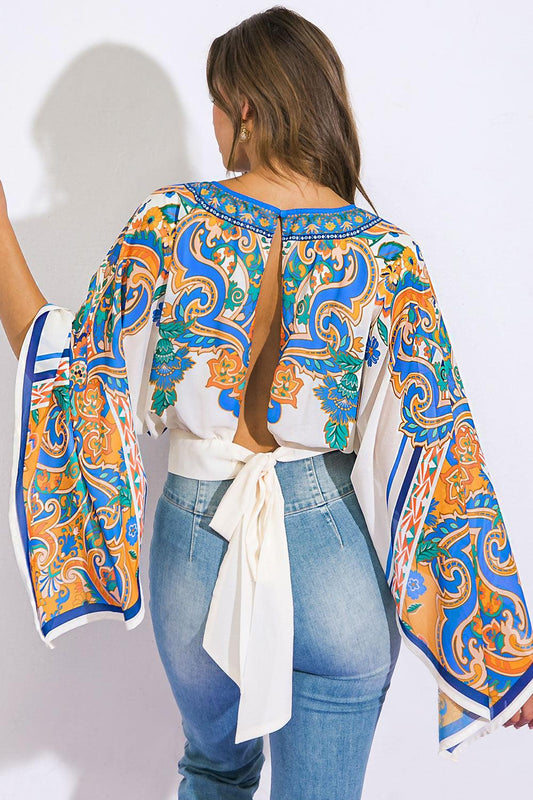 Right This Way Woven Top in 20ivo17 — Soul Flow Apparel