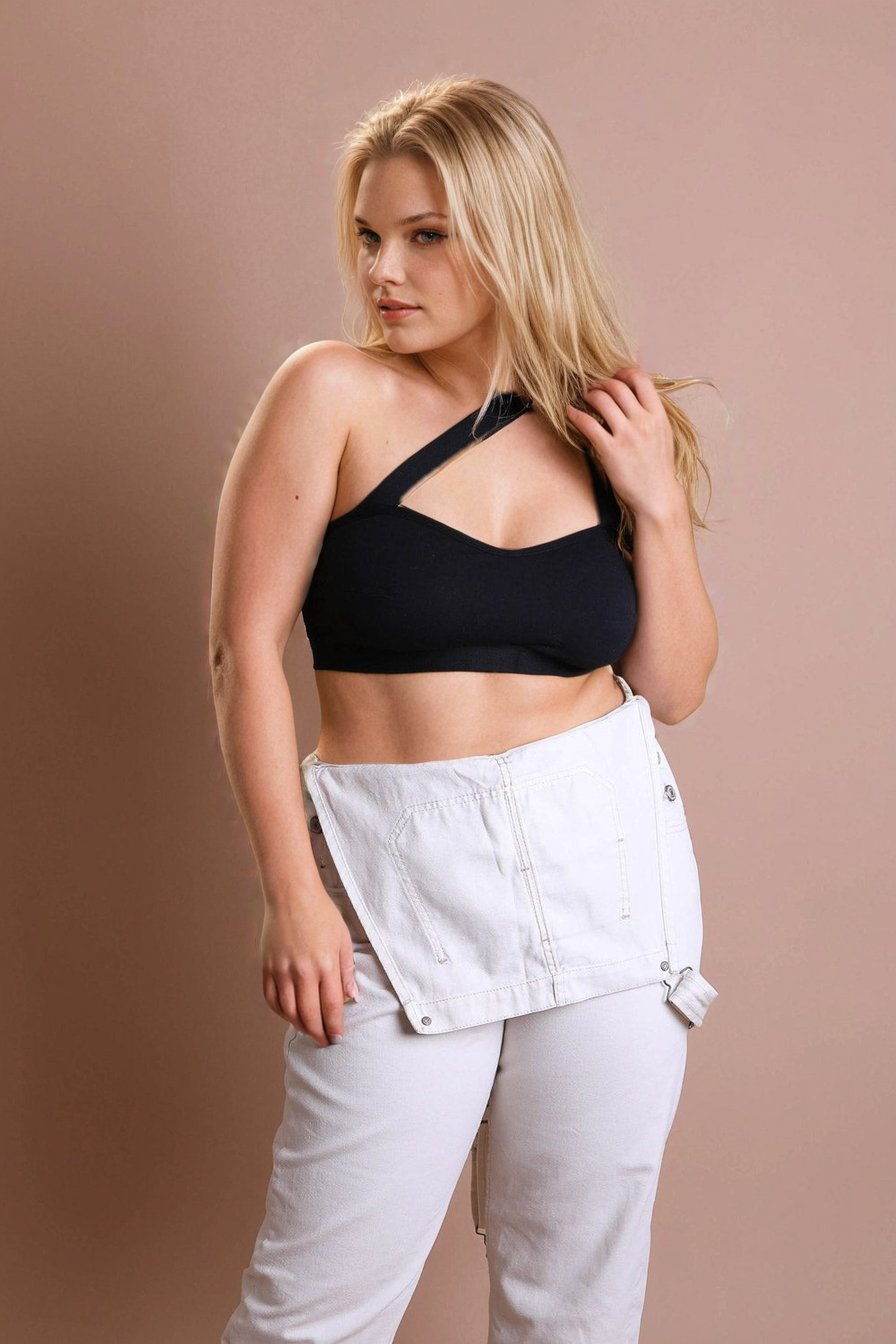 Cross Front Bralette Plus Size Leto Collection