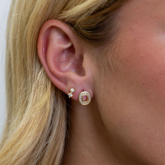 Cz Eternity Studs — Soul Flow Apparel