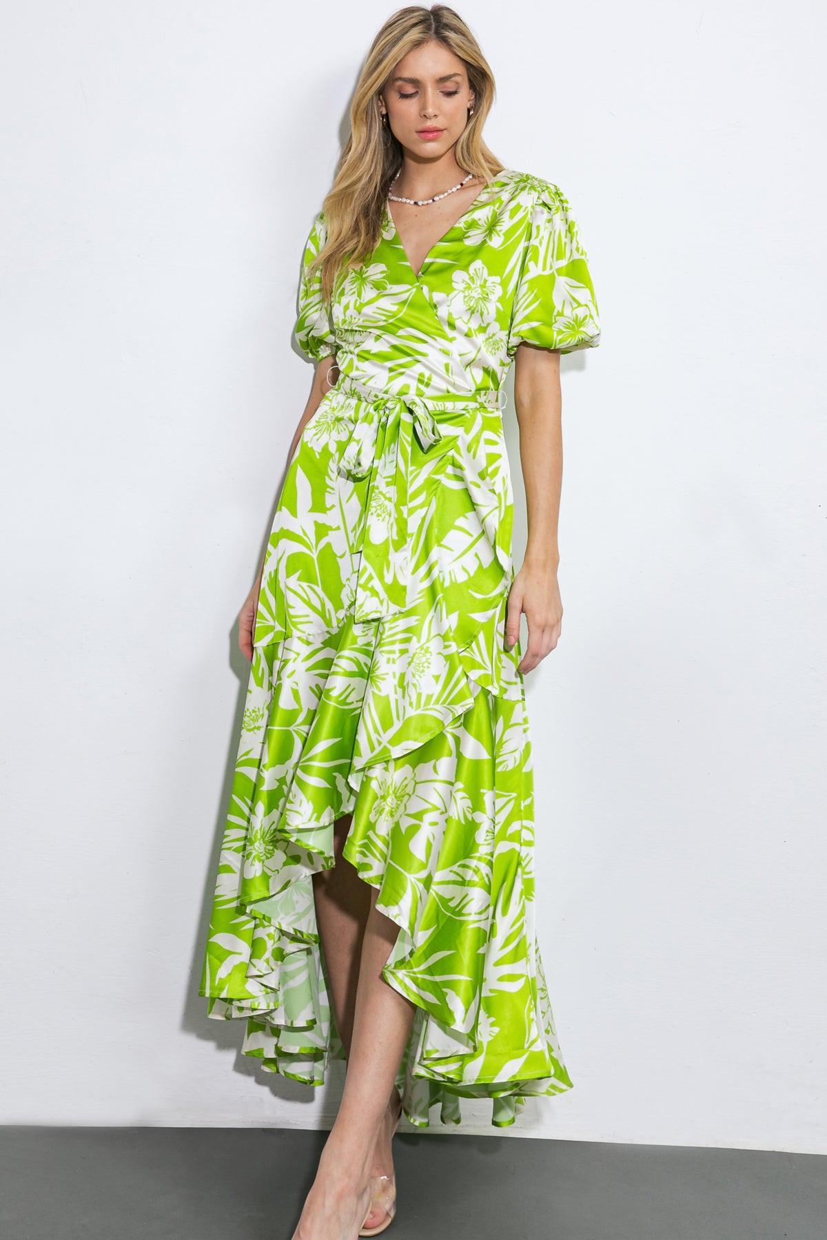 Only Tonight Woven Midi Dress in 20lim1 — Soul Flow Apparel