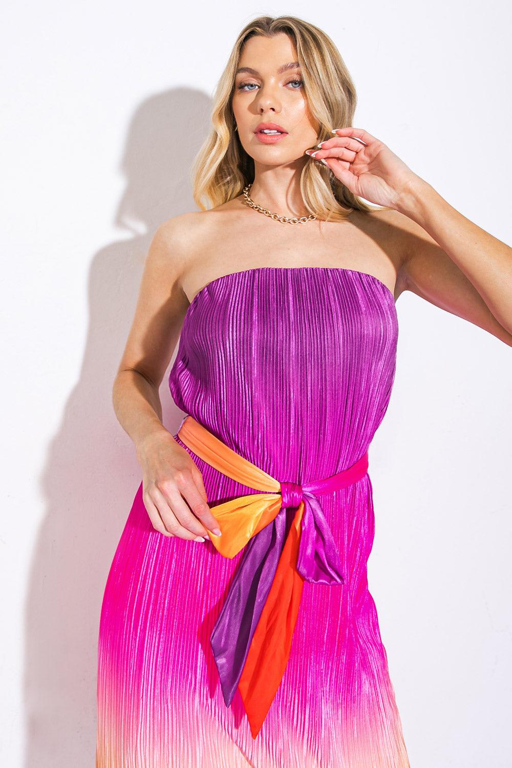 Give It a Go in Garden Midi Dress in 20orch 20ora7 — Soul Flow Apparel