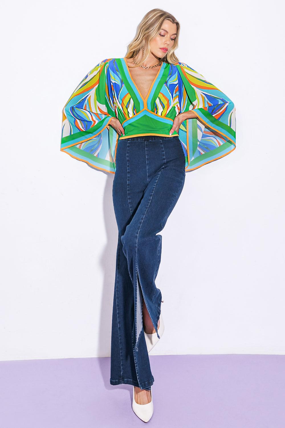 We Belong Together Woven Crop Top in 20gre 20blu6 — Soul Flow Apparel