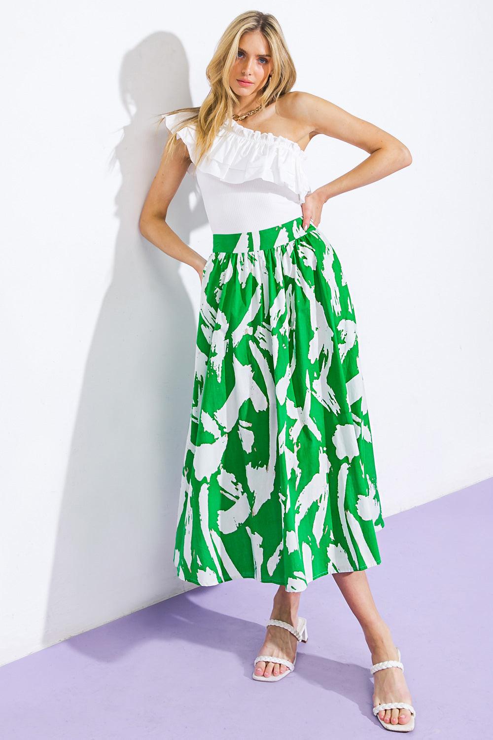 Happy to Be Here Woven Skirt — Soul Flow Apparel