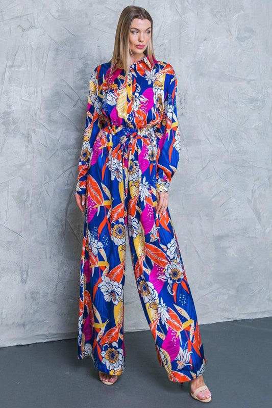 Blooming Hope Woven Jumpsuit — Soul Flow Apparel